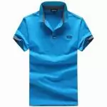 2019U new hugo boss hommess polo tee shirt cotton discount 660 bleu